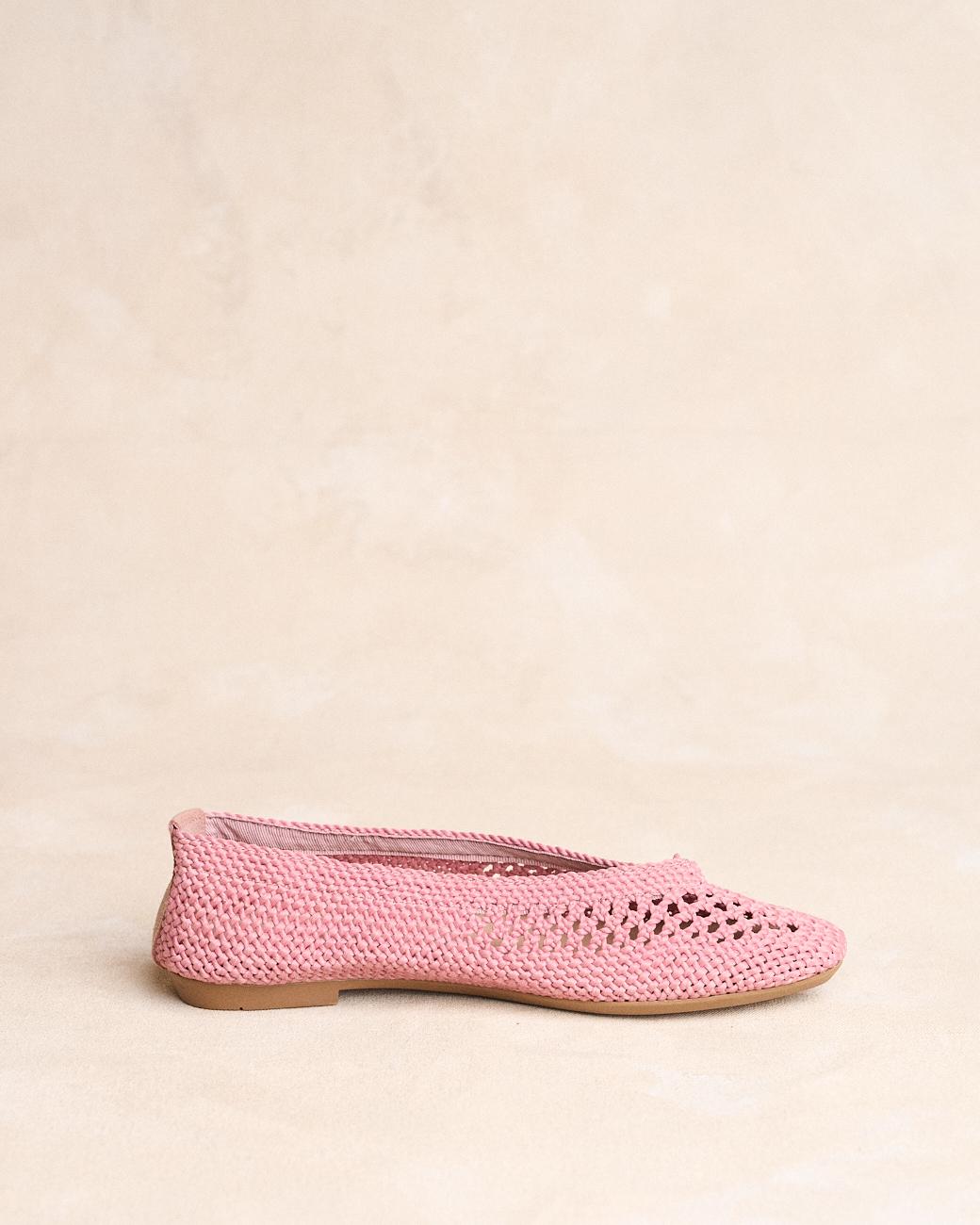 Uxue Pink Ballet Flats