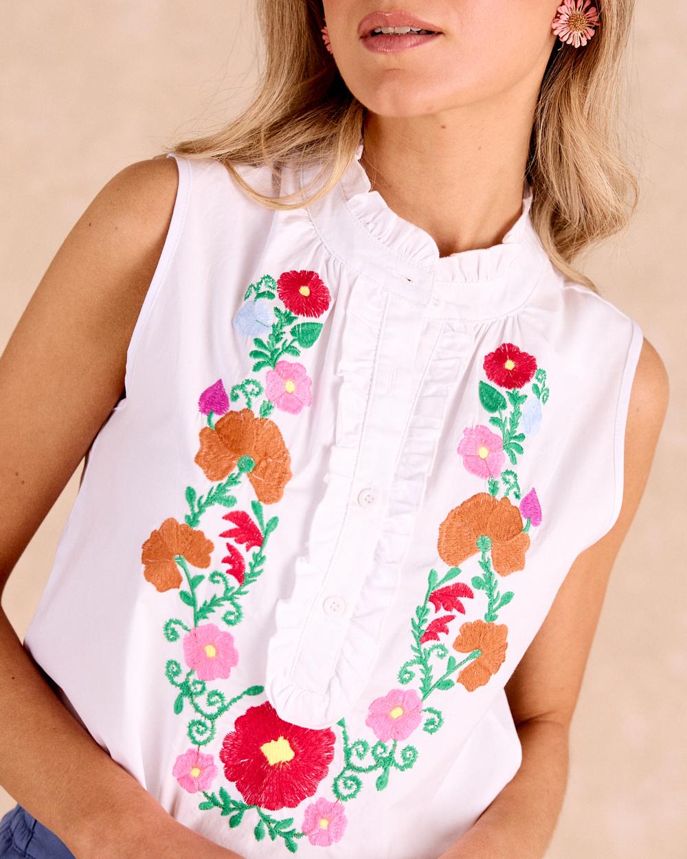 Berinice Embroidered Blouse