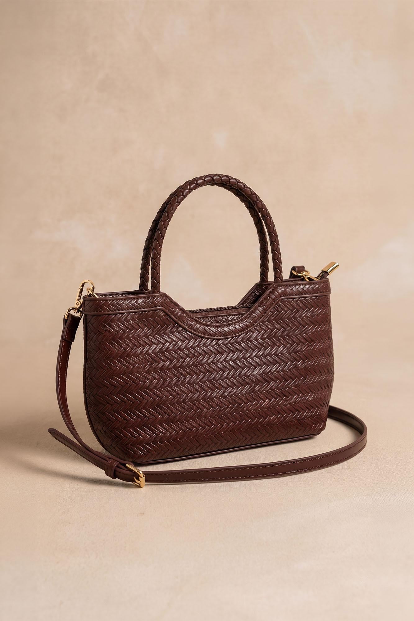 Elenis Brown Handbag