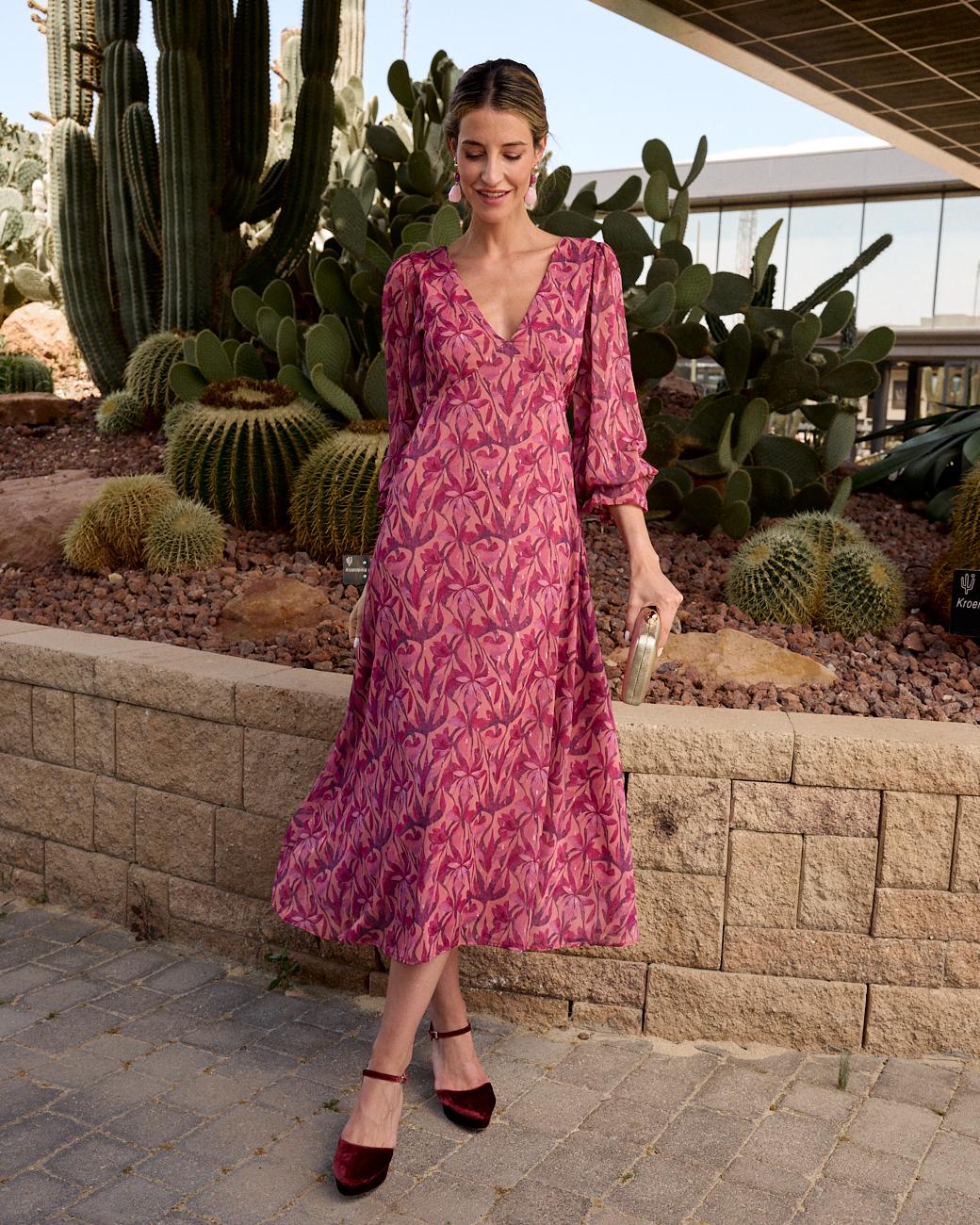 Nima Print Dress
