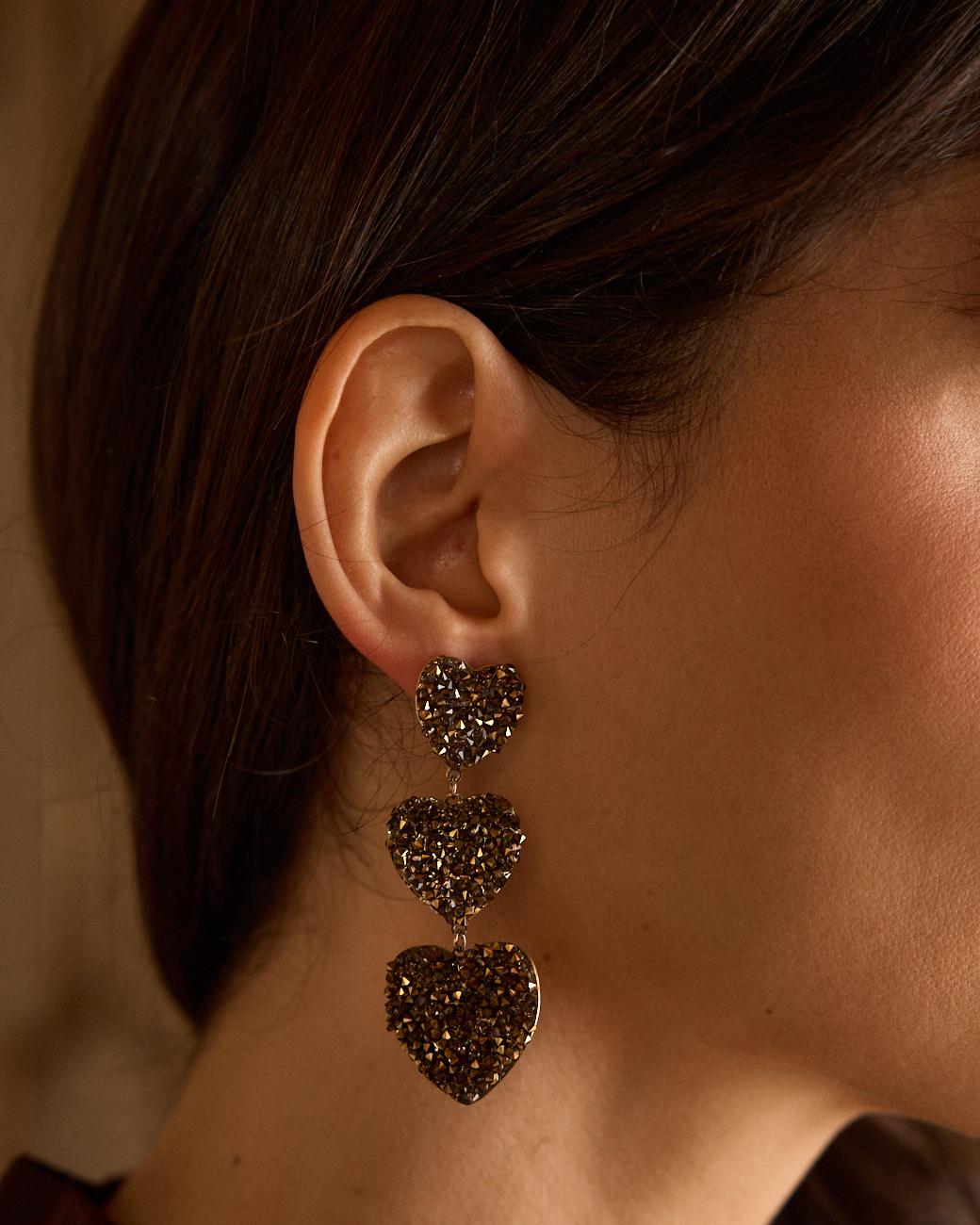 Alia Heart Earrings