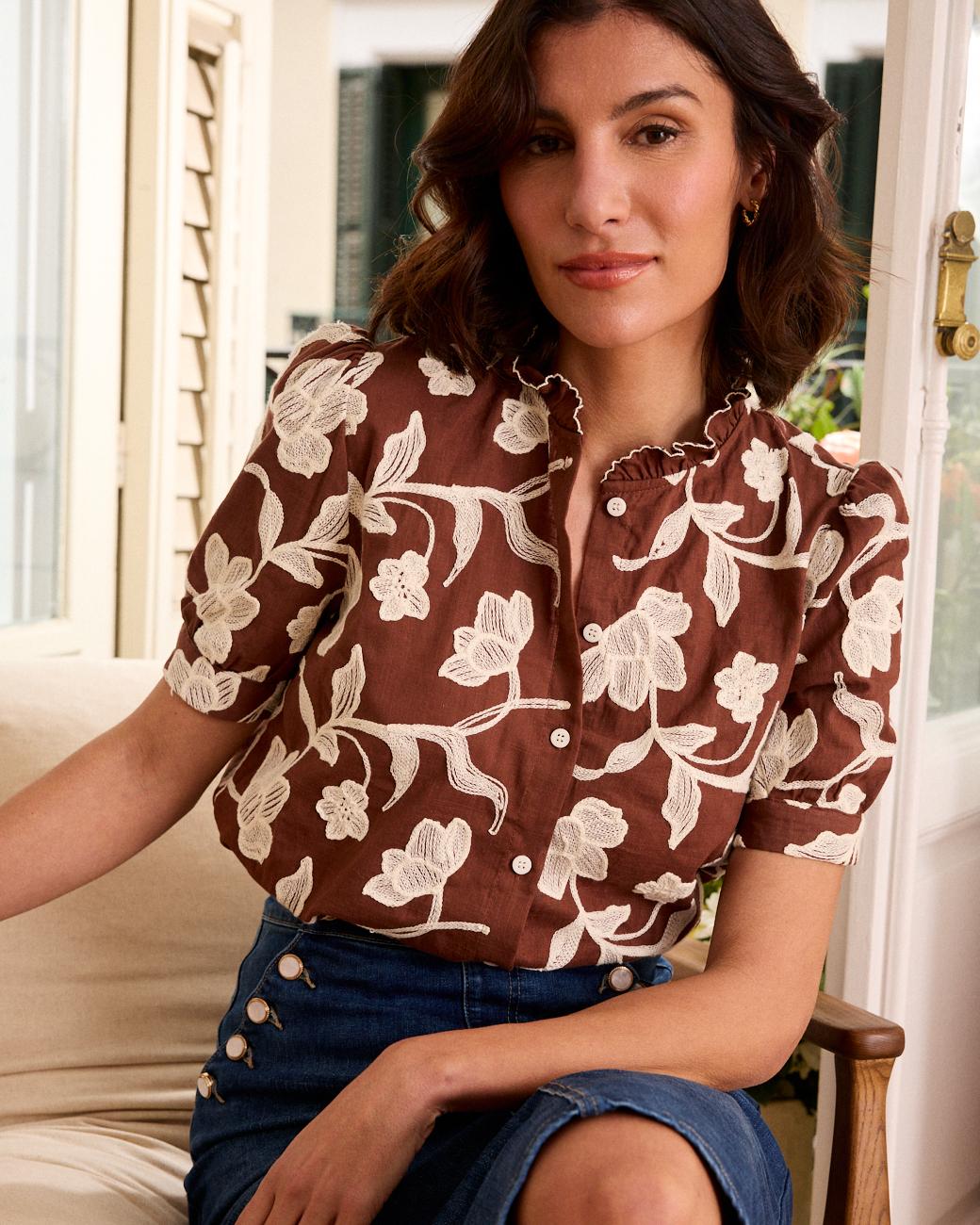 Embroidered Blouse Merce