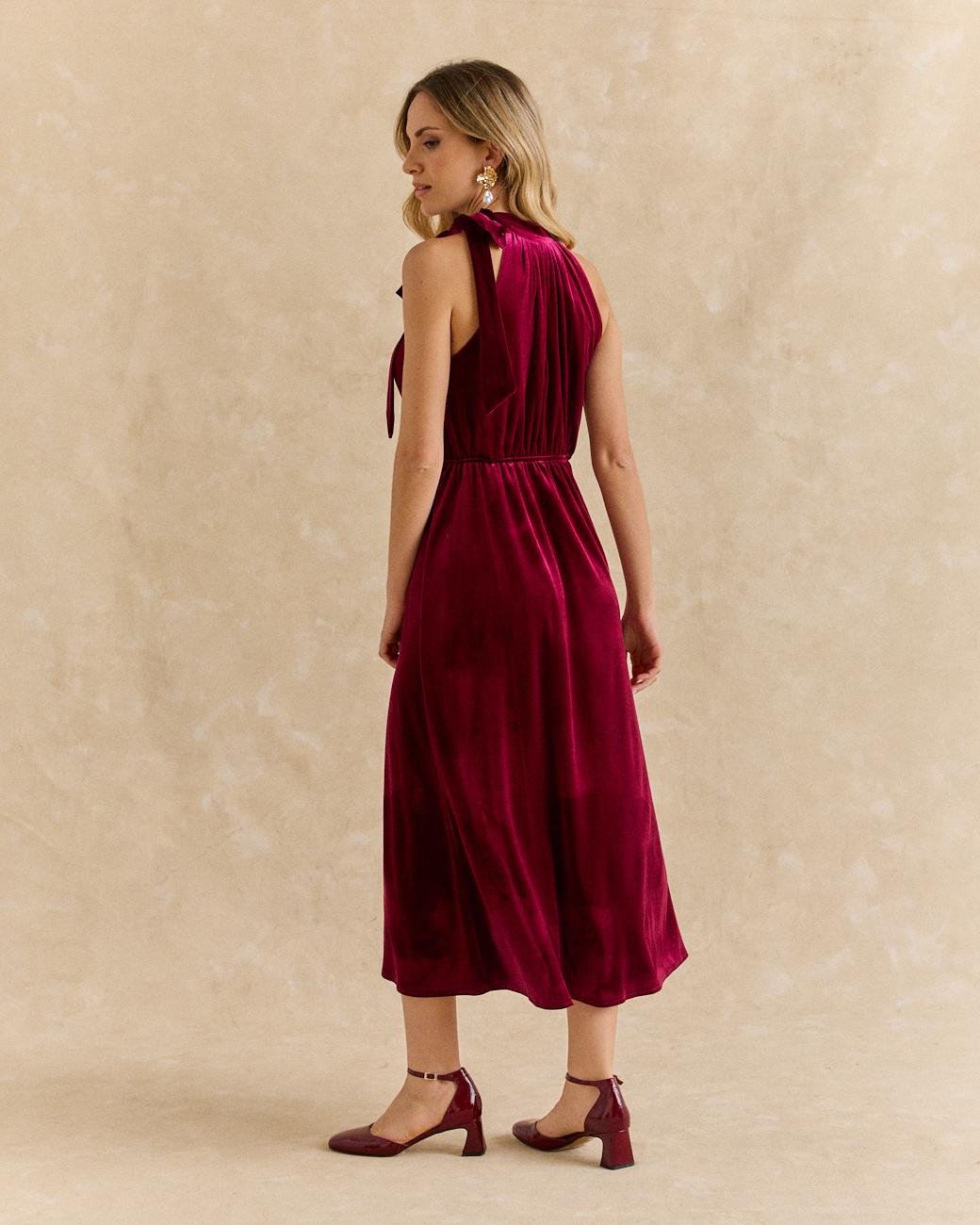 Iria Velvet Dress