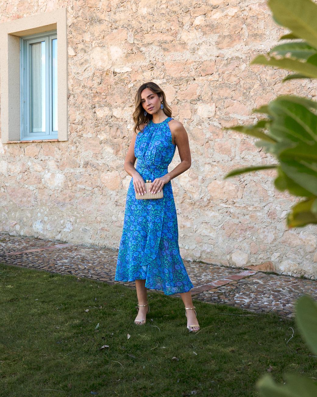 Anais Print Dress