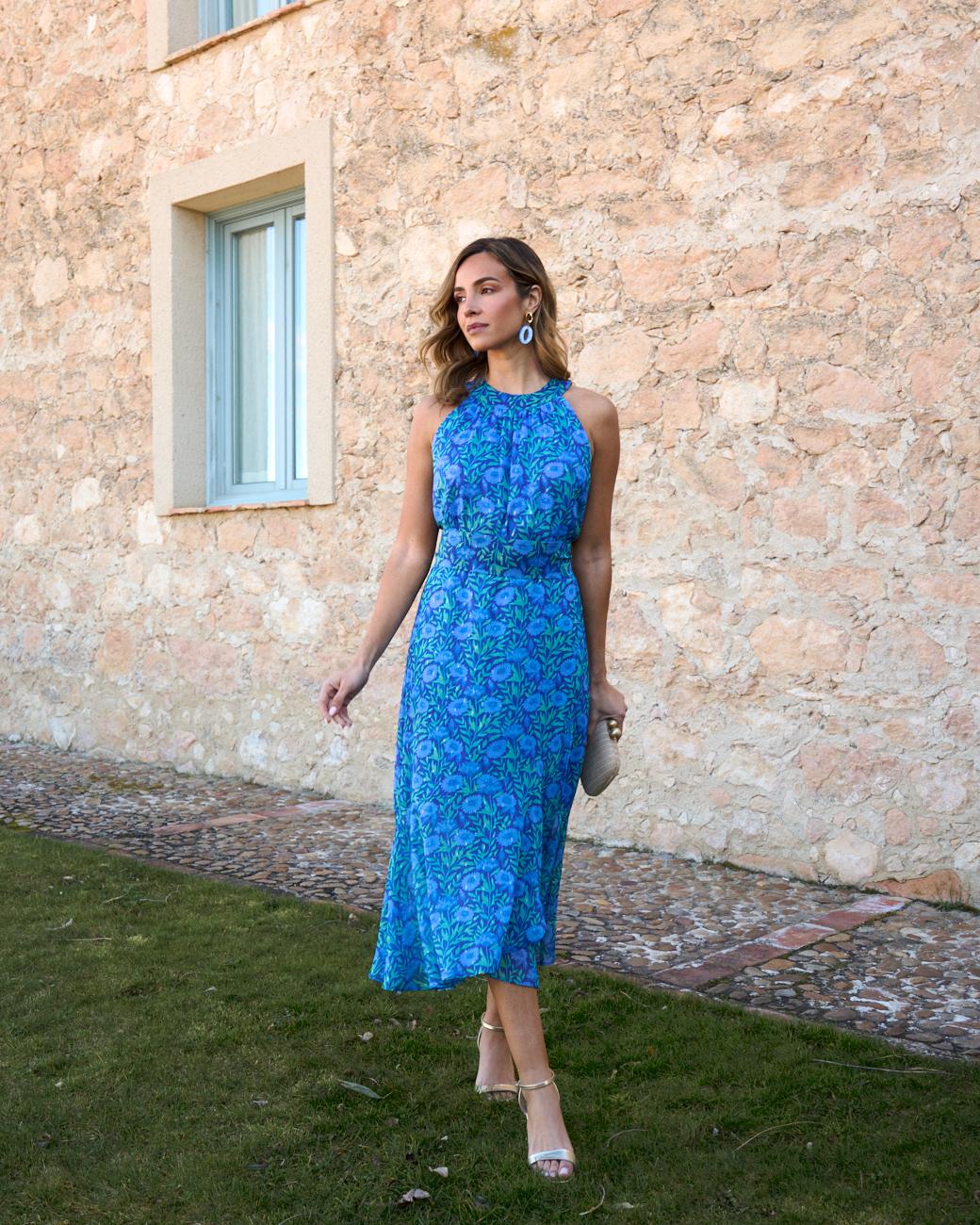 Anais Print Dress