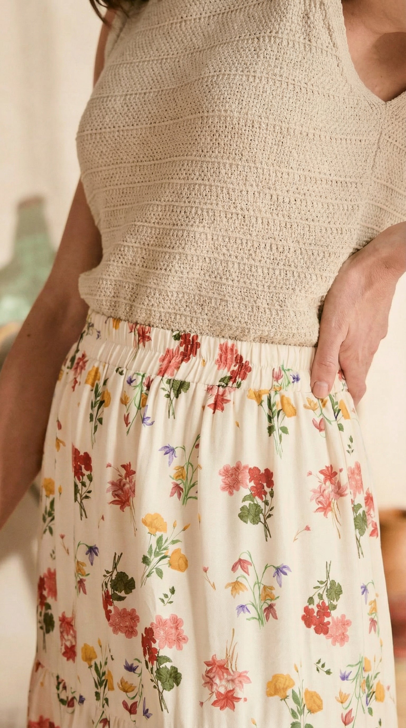 Nadia Floral Skirt