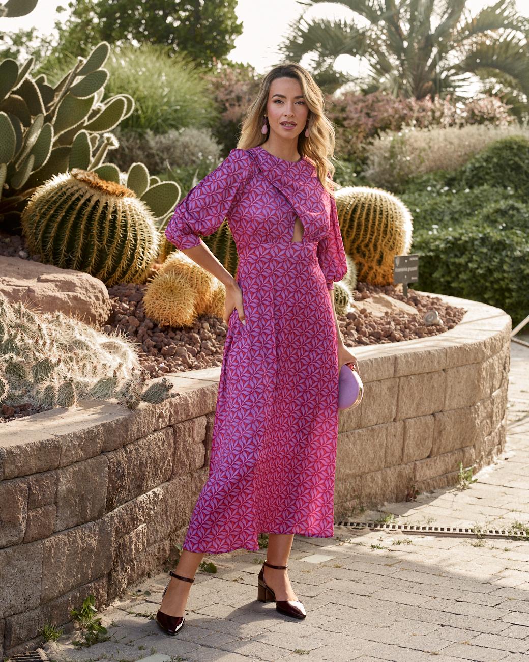 Maraba Print Dress
