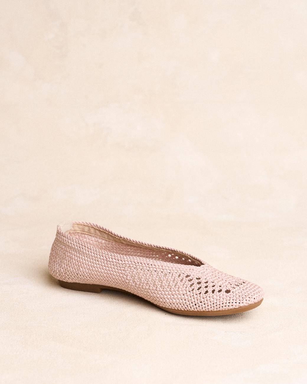 Uxue Beige Ballet Flats