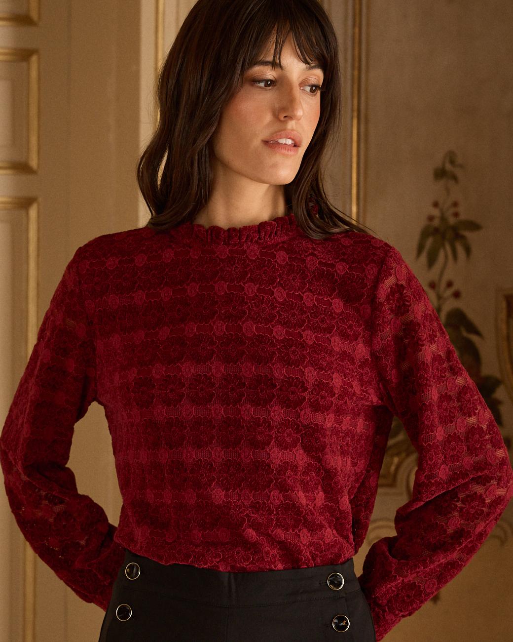 Allie Velvet Top