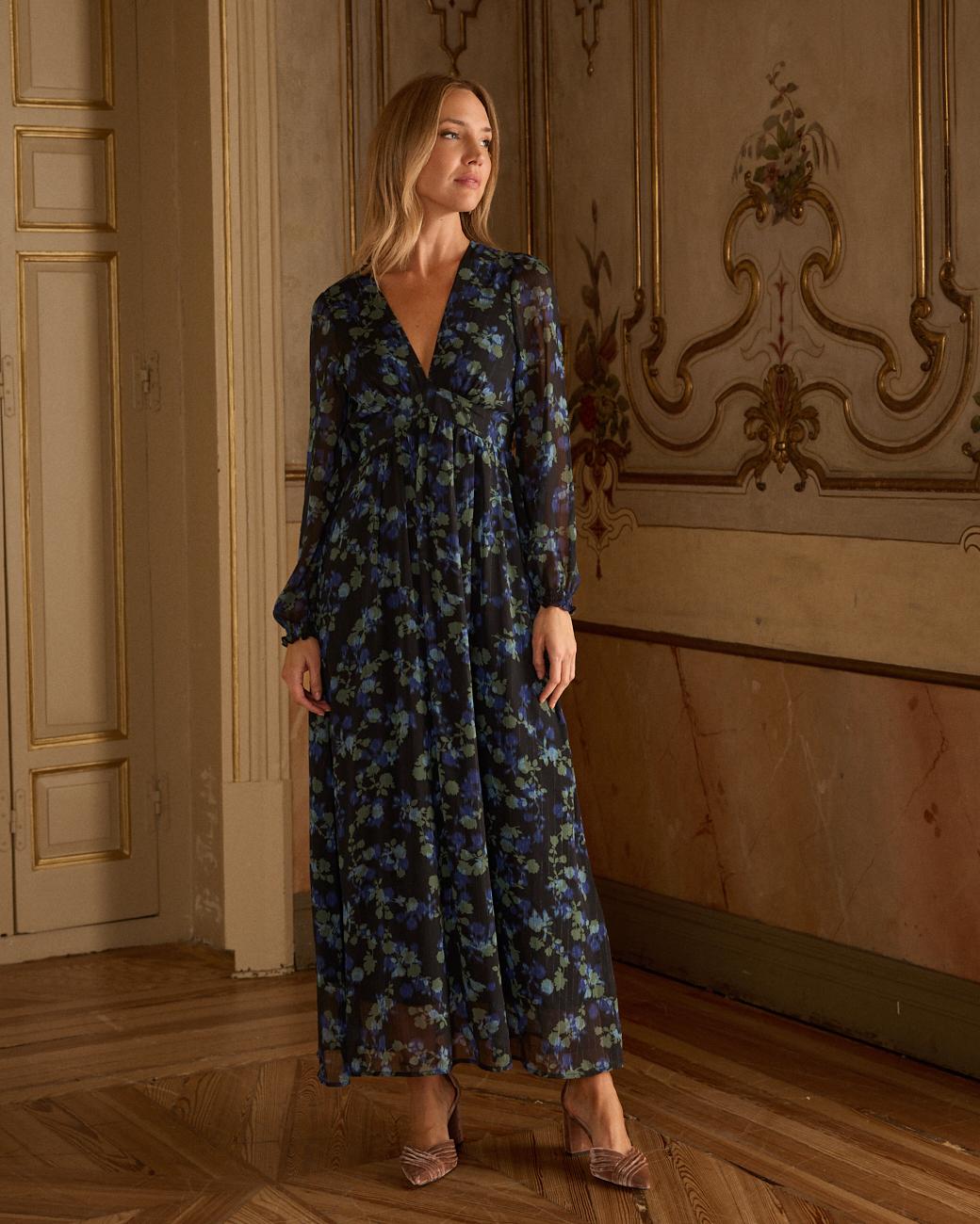 Mari Print Dress