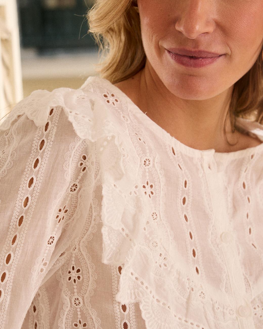 Aida Ruffle Shirt