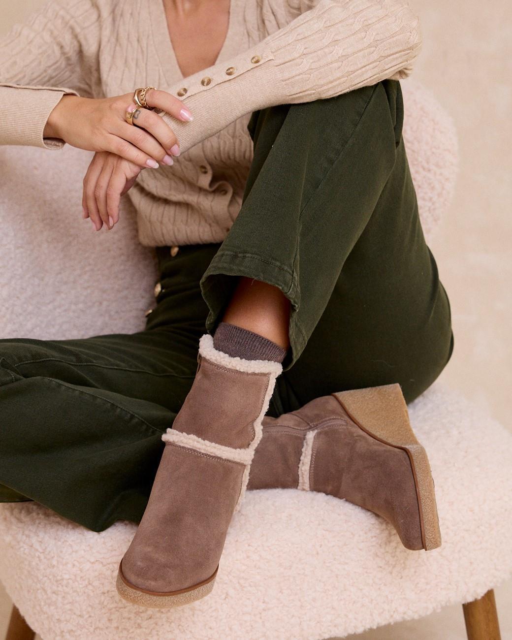 Betina Taupe Bootie