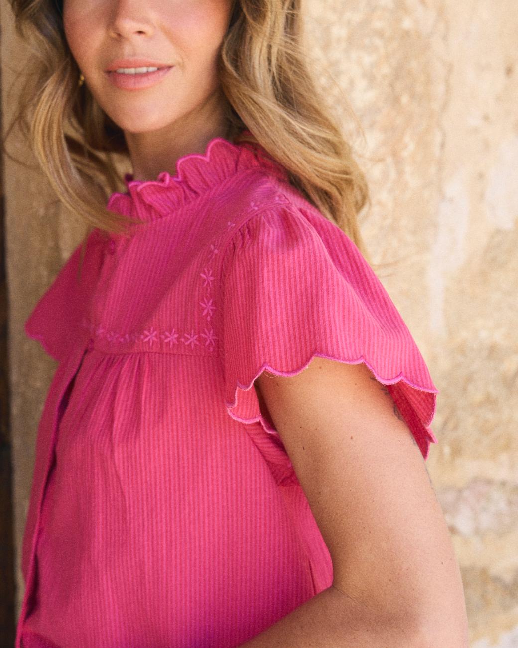 Hilaria Embroidered Shirt