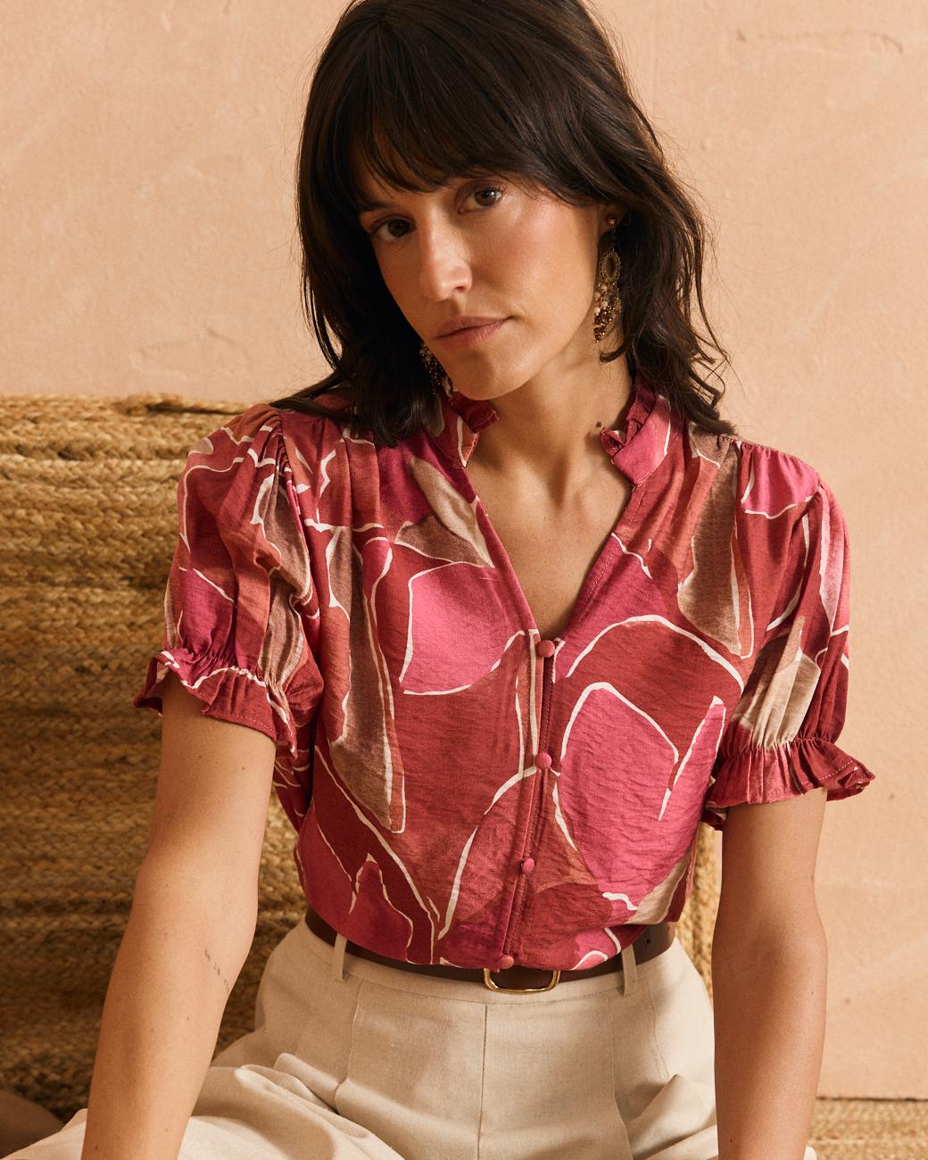 Casilda Button Blouse