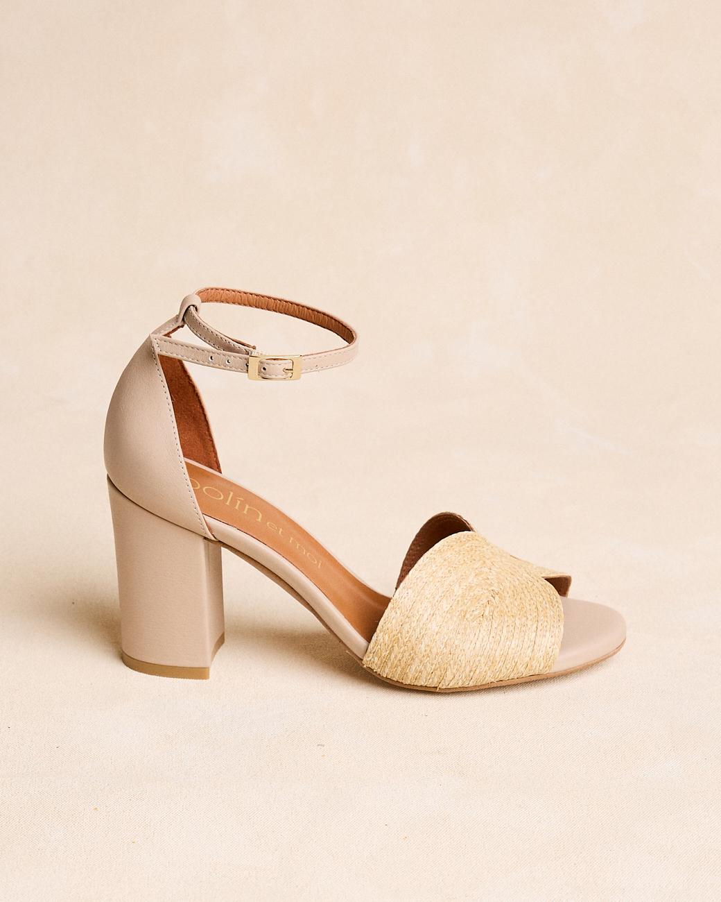 Aless Raffia Sandal