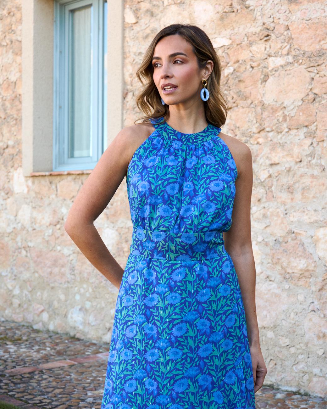Anais Print Dress