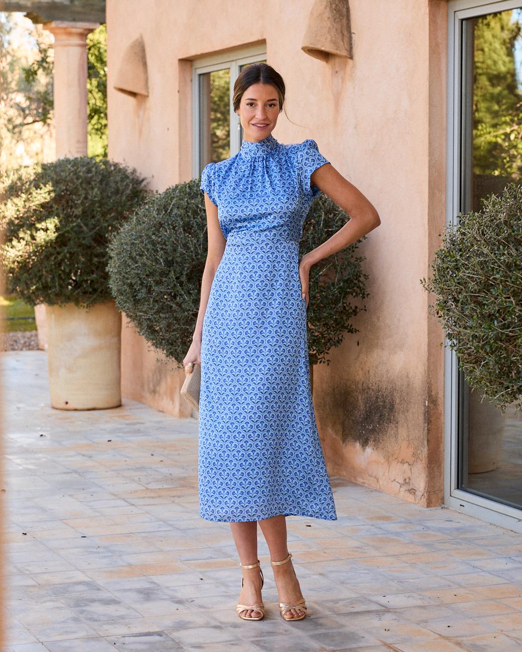 Paola Collar Dress