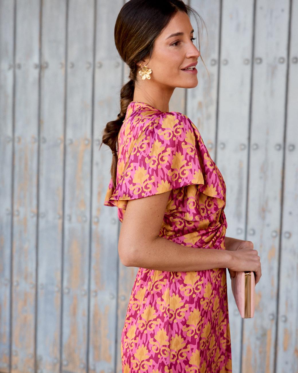 Nicoletta Neckline Dress