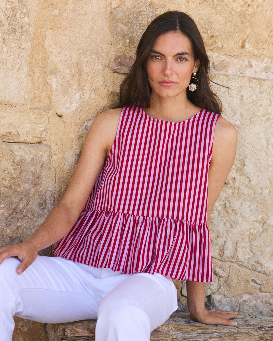 Beatriz Striped Top