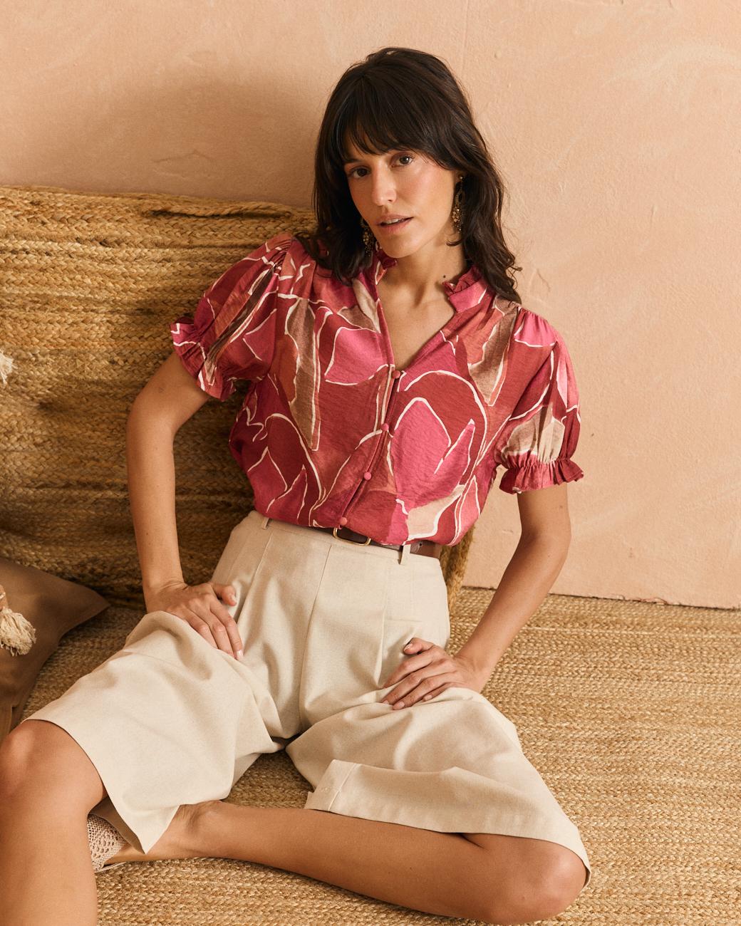 Casilda Button Blouse