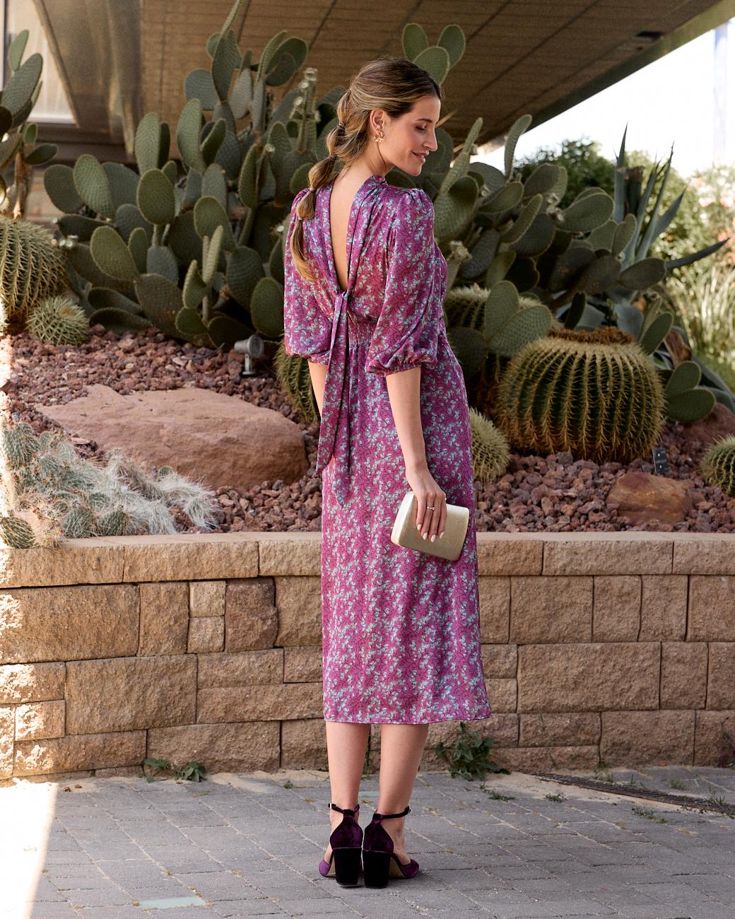 Long Print Dress Min
