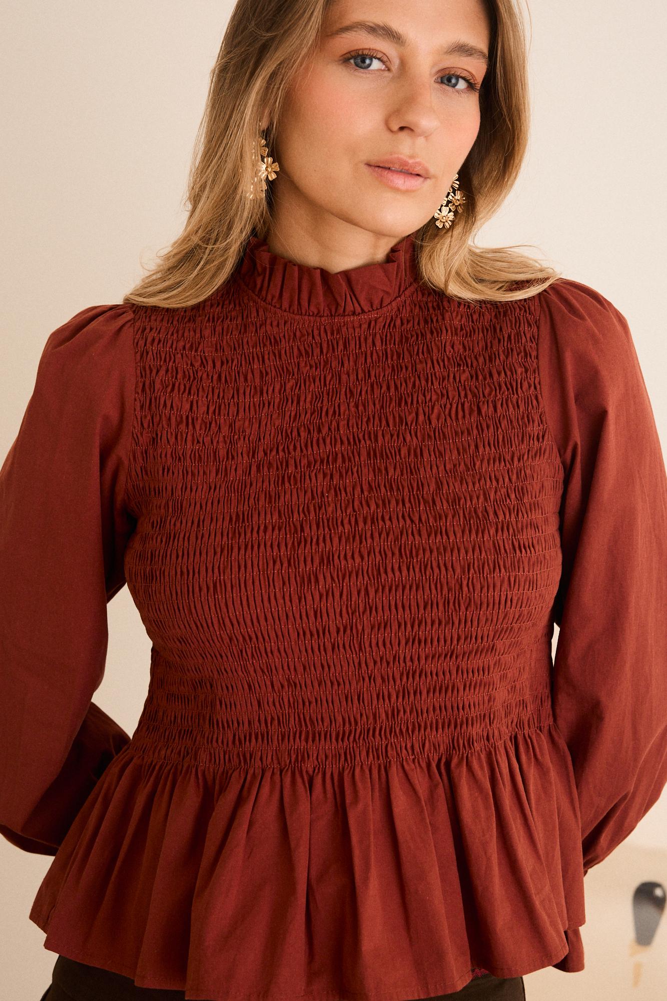 Rufina Honeycomb Blouse