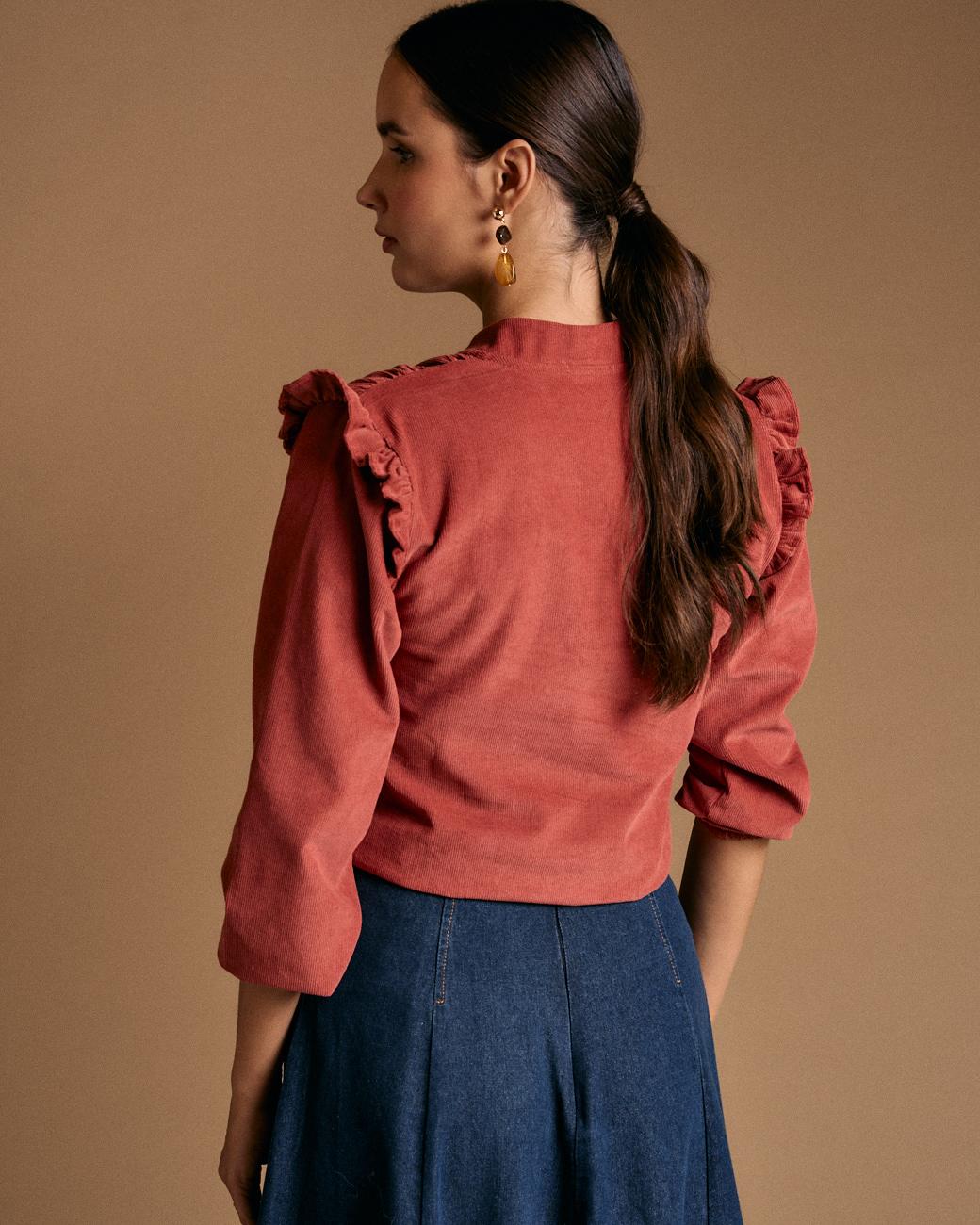 Vali Ruffle Blouse