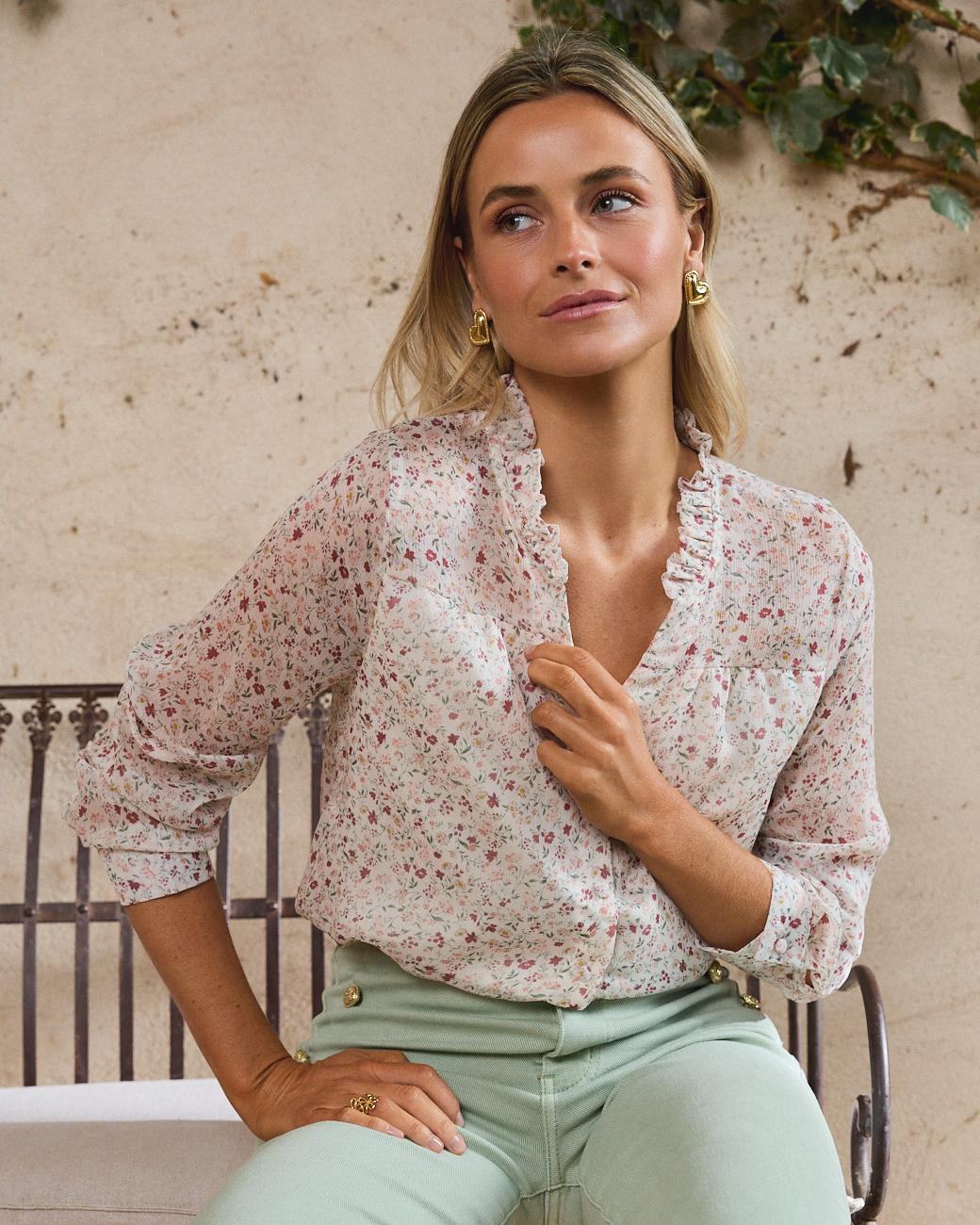 Magnolia Flowers Shirt