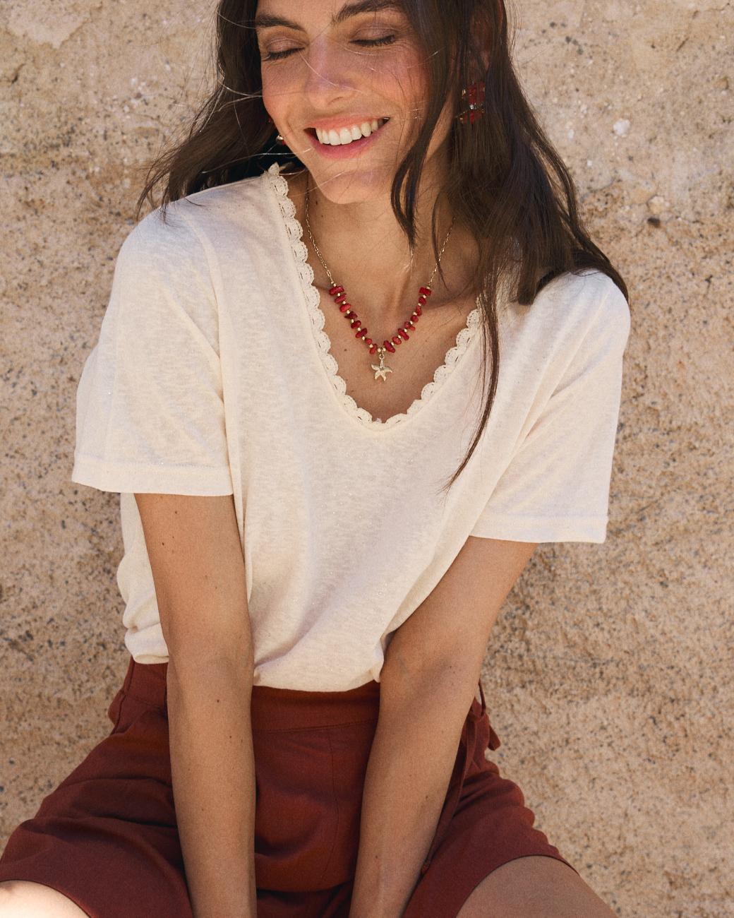 Mila Crochet T-Shirt