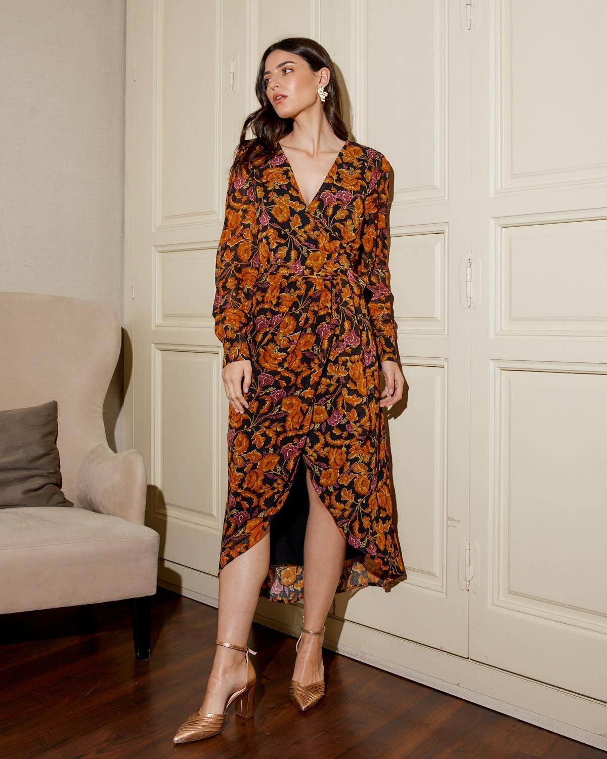 Florina Print Dress