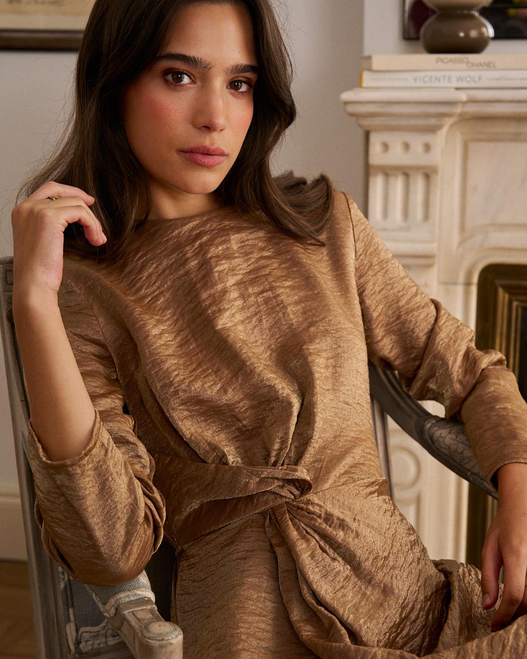 Metallic Dress Nuncia