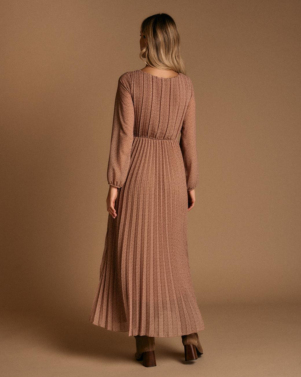 Minha Pleated Dress