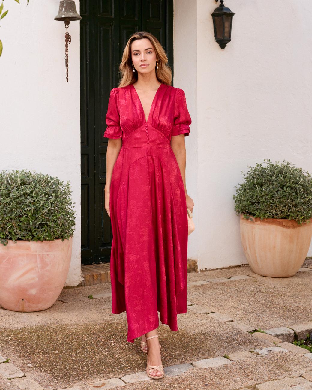 Serena Neckline Dress