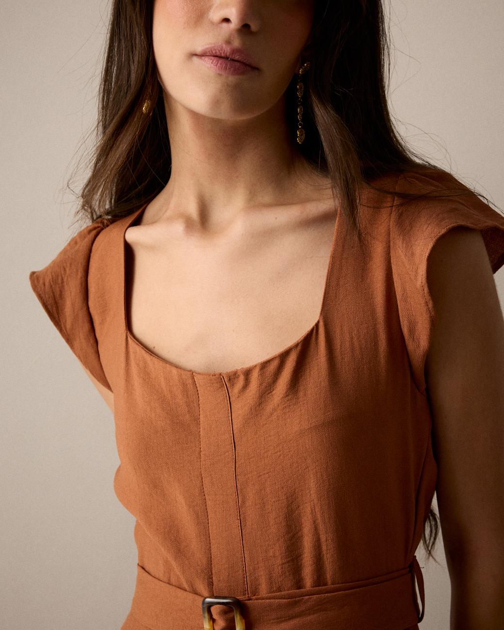 Lola Brown Dress