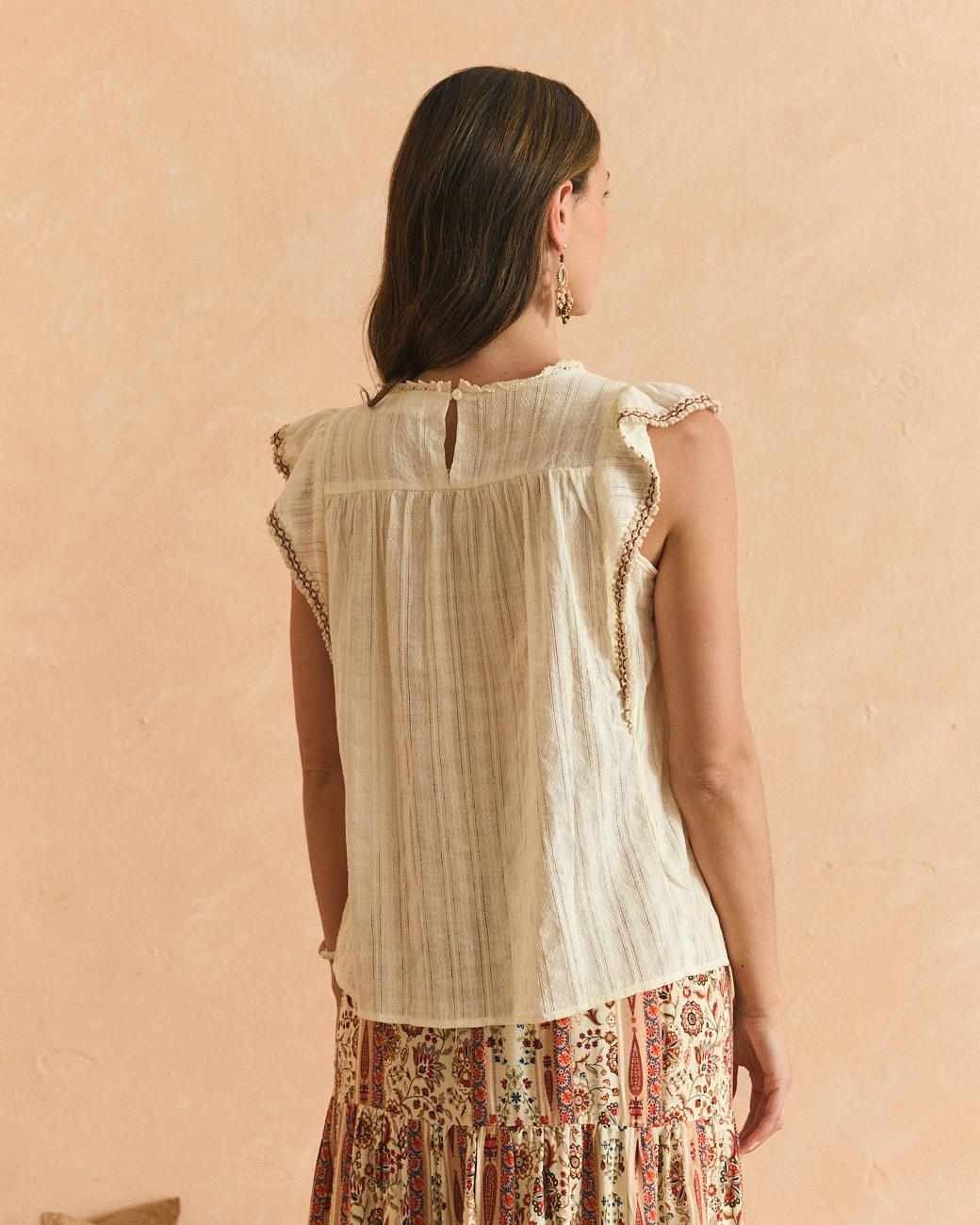 Carola Ruffle Top