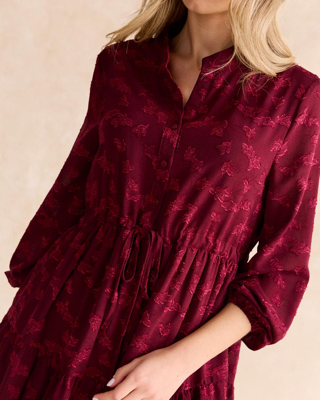 Ali Flocked Dress