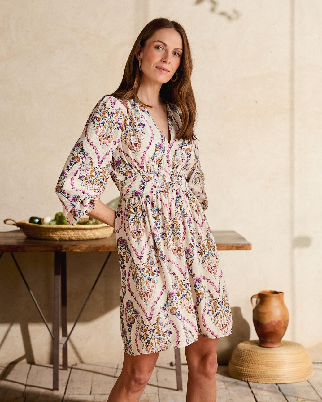 Adela White Dress