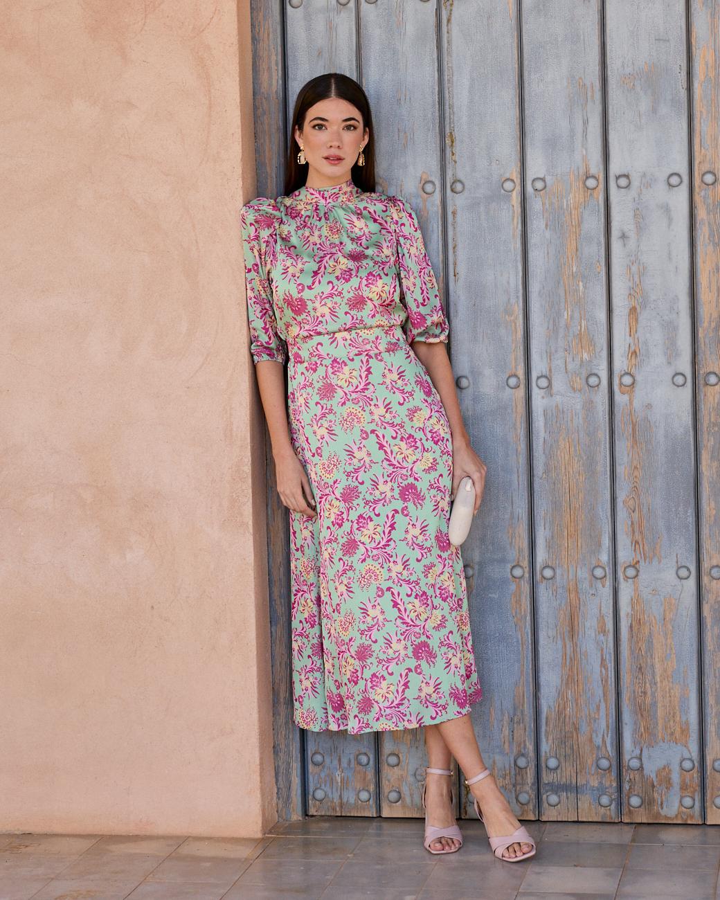 Eliana Print Dress