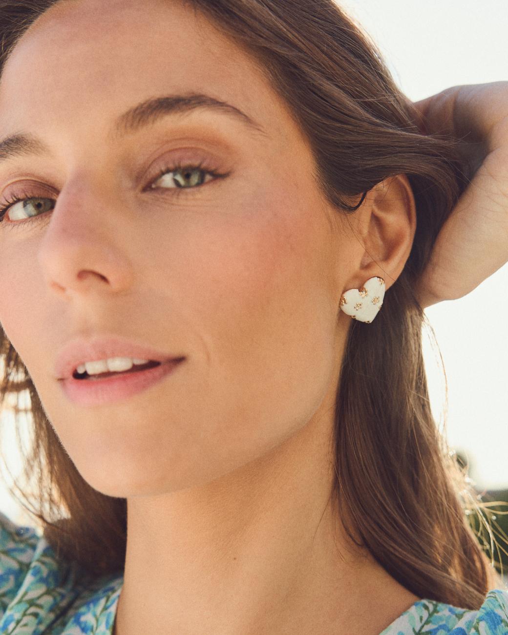 Bianca Heart Earring