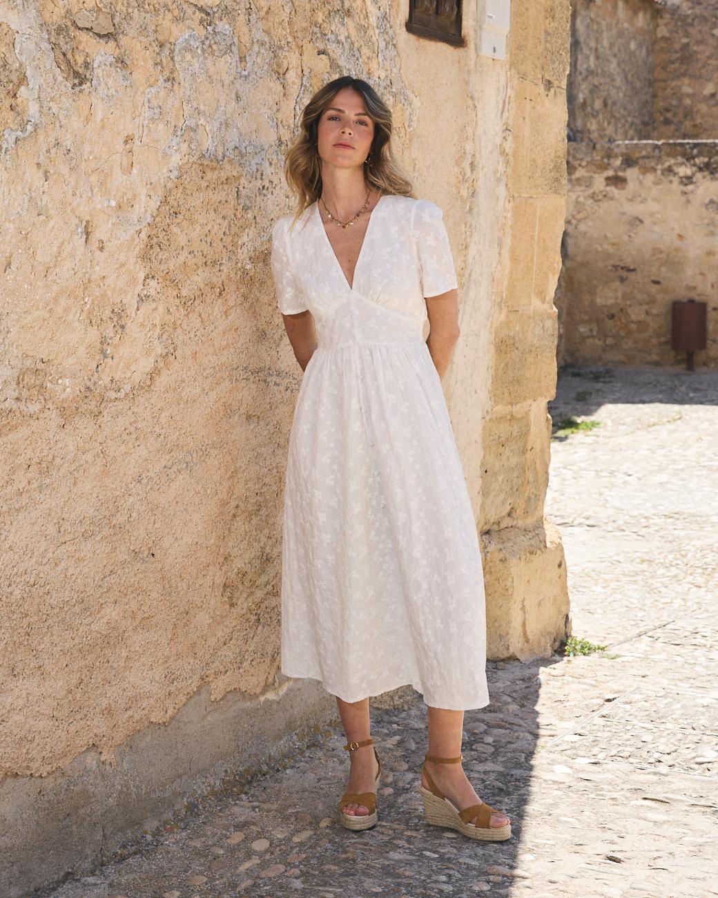 Alba Embroidered Dress