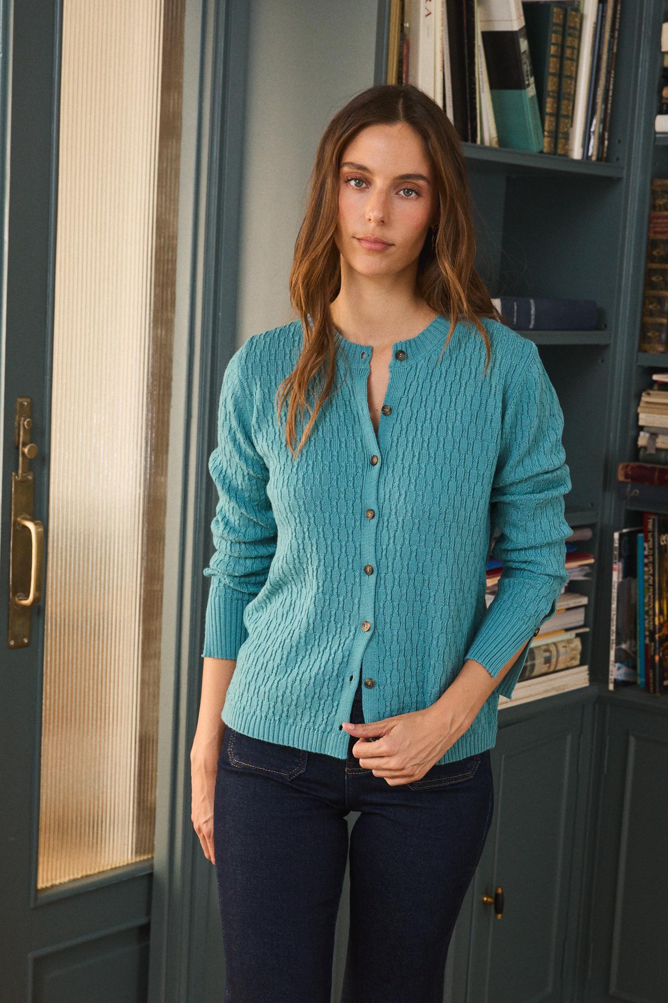 Plain Cardigan Amaya