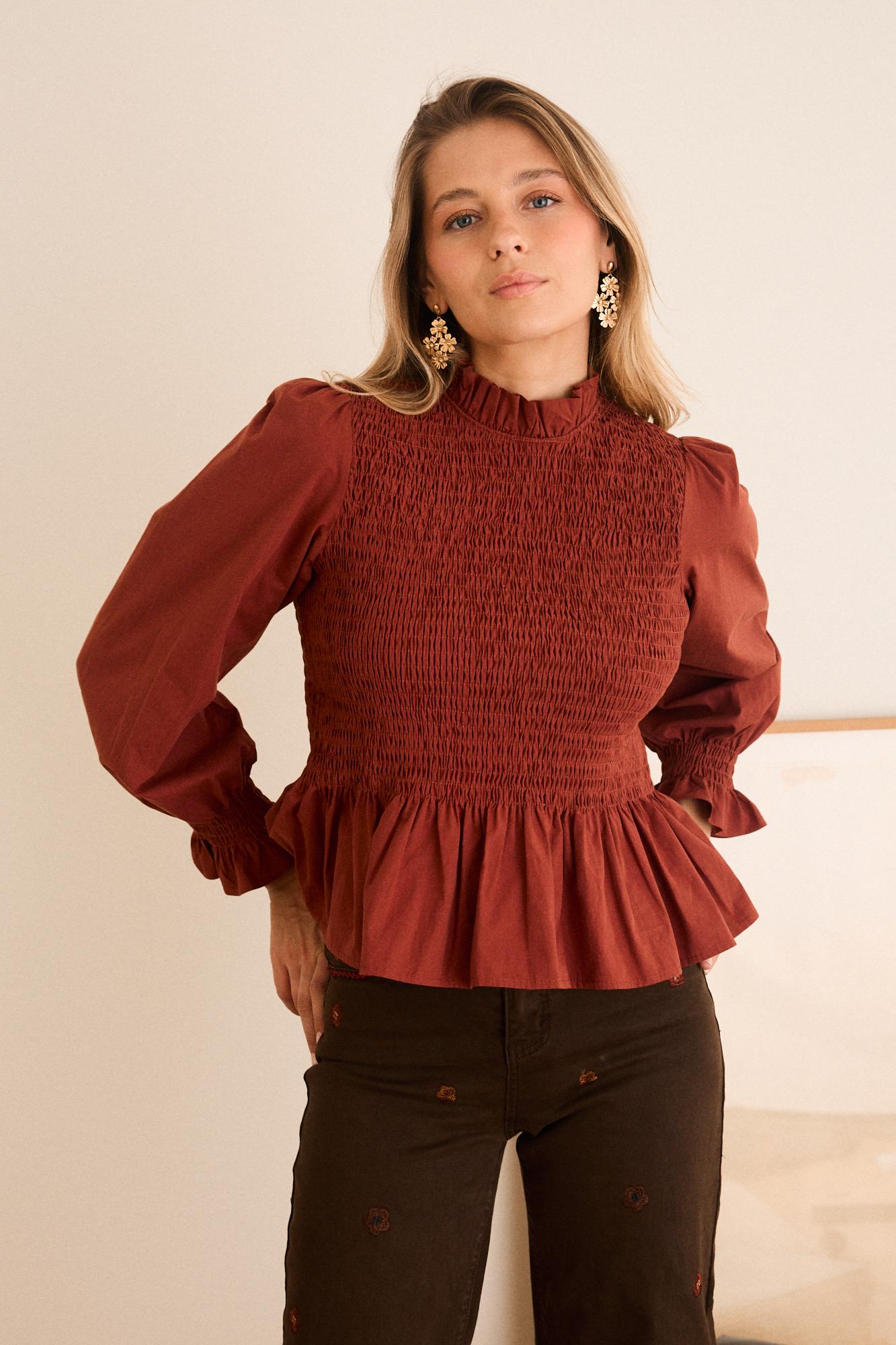 Rufina Honeycomb Blouse
