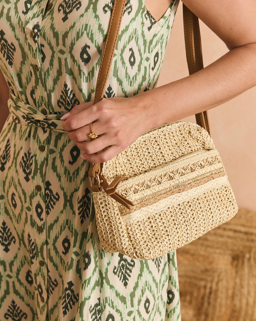 Clara Raffia Bag