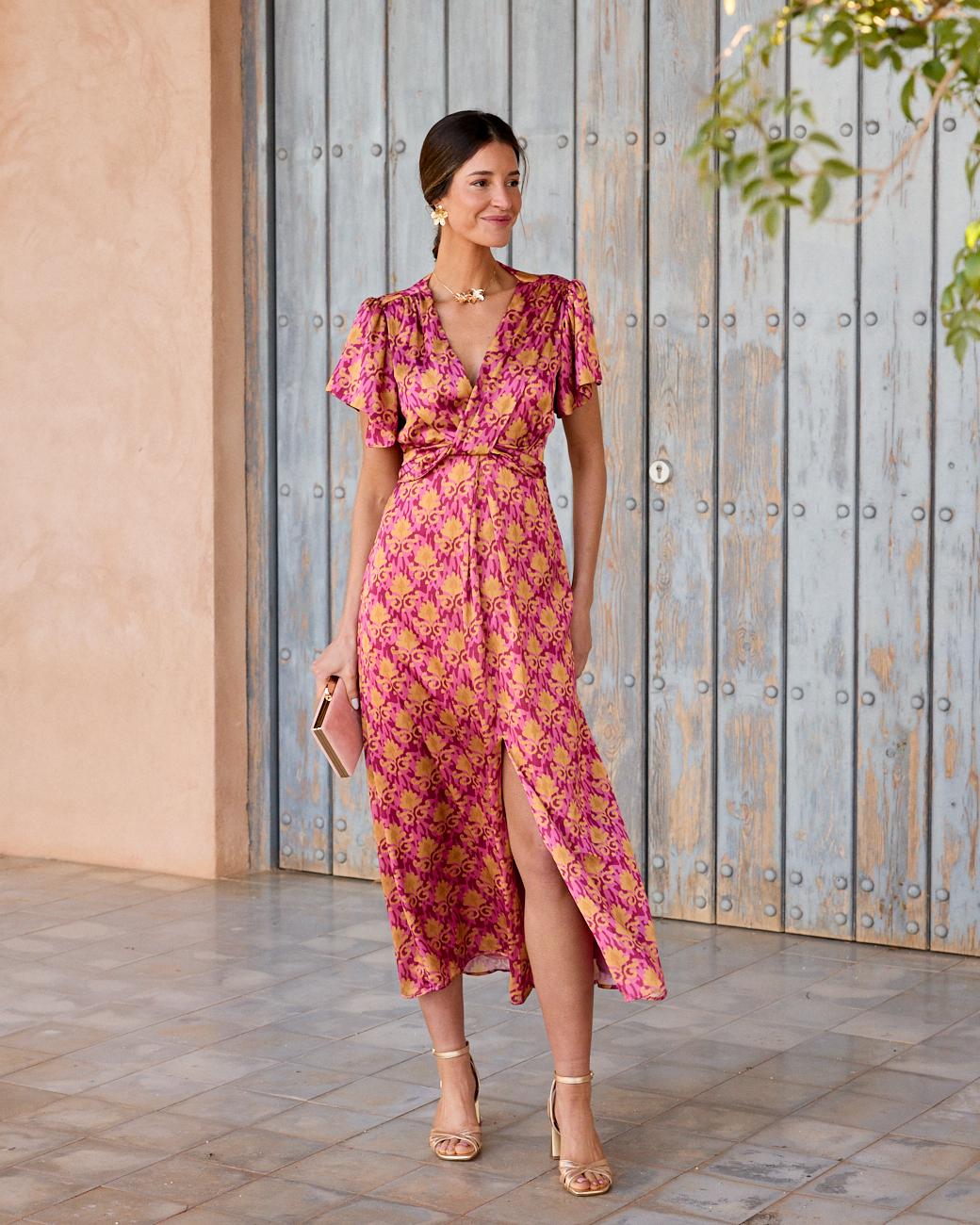 Nicoletta Neckline Dress