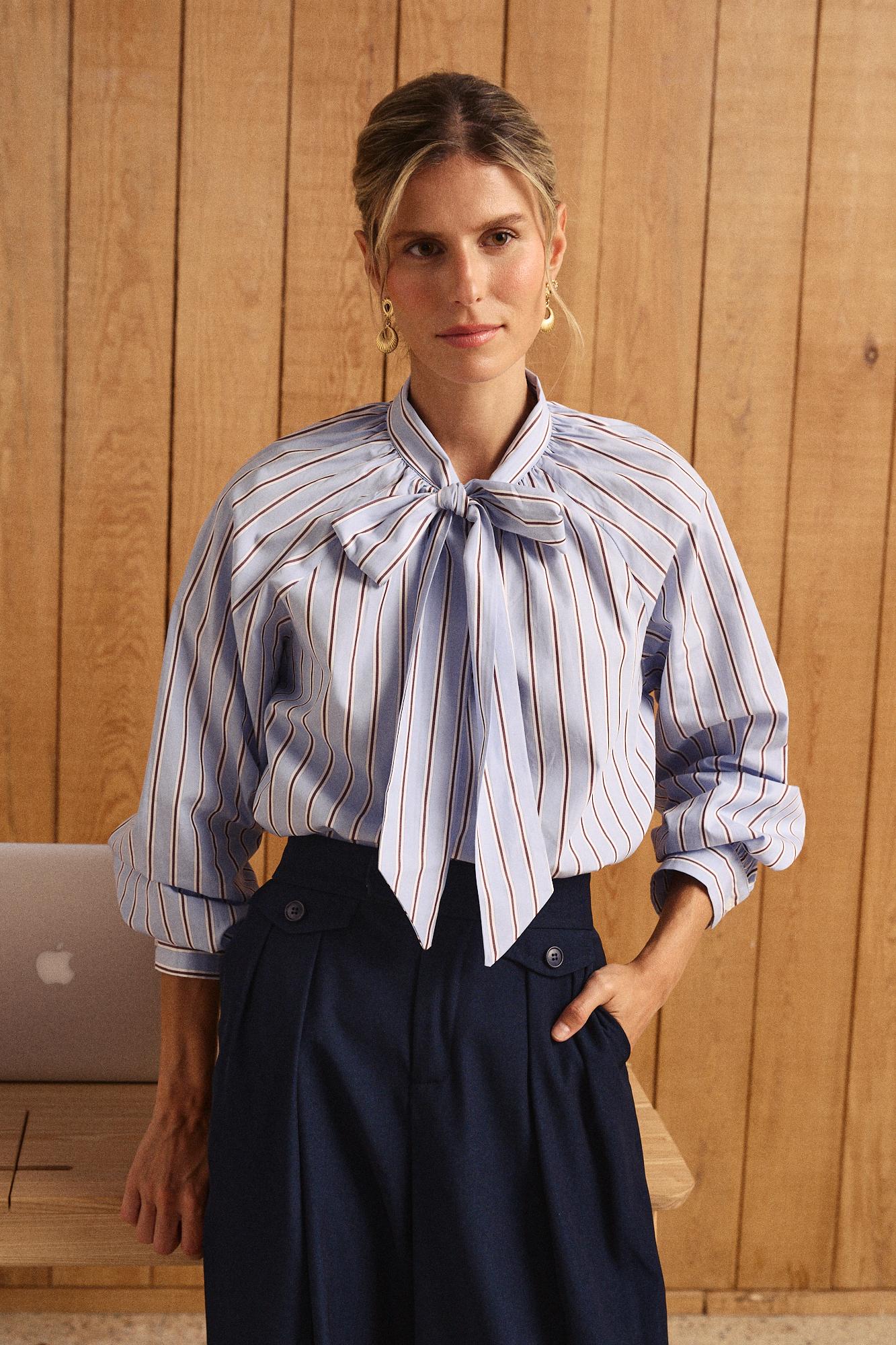 Giomar Striped Knot Shirt