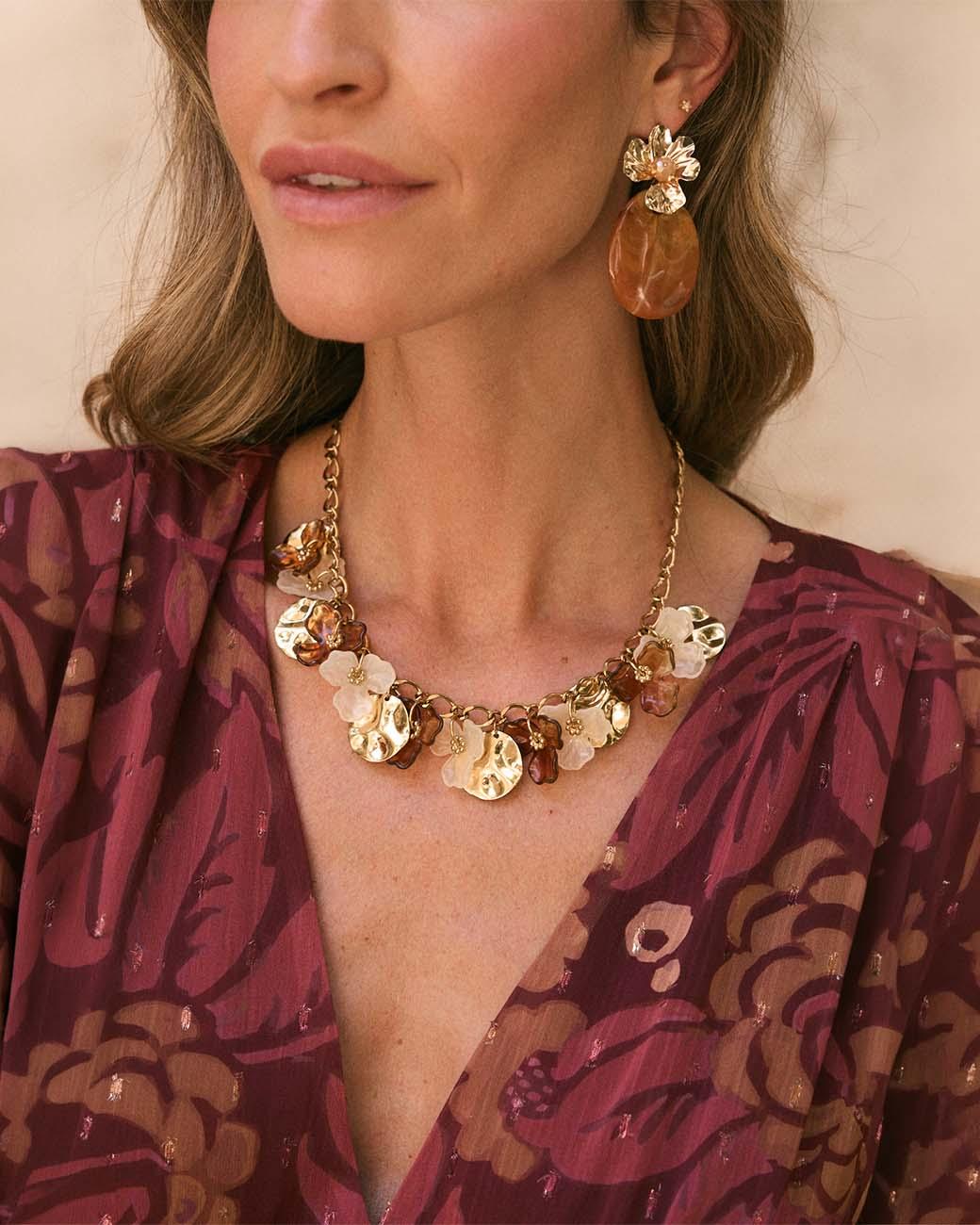 Faustina Flowers Necklace