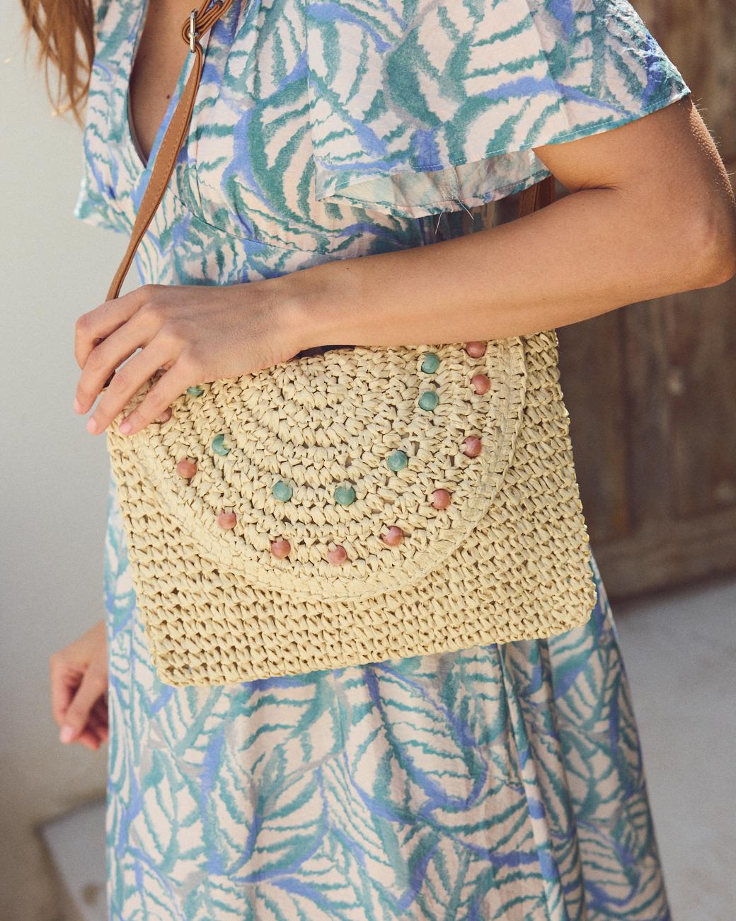 Abril Raffia Bag