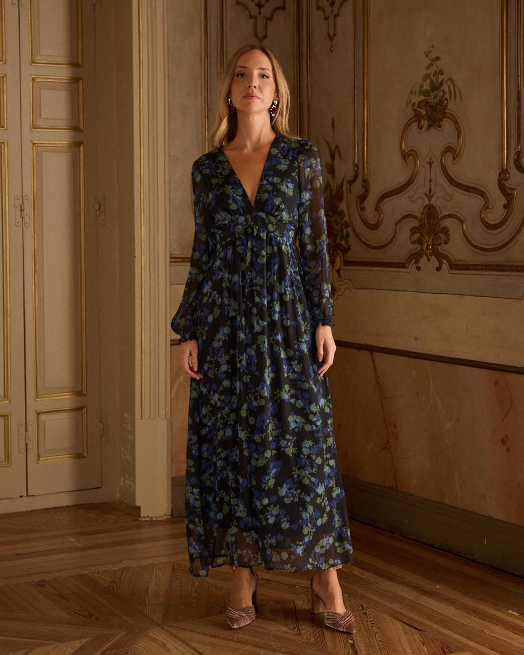 Mari Print Dress