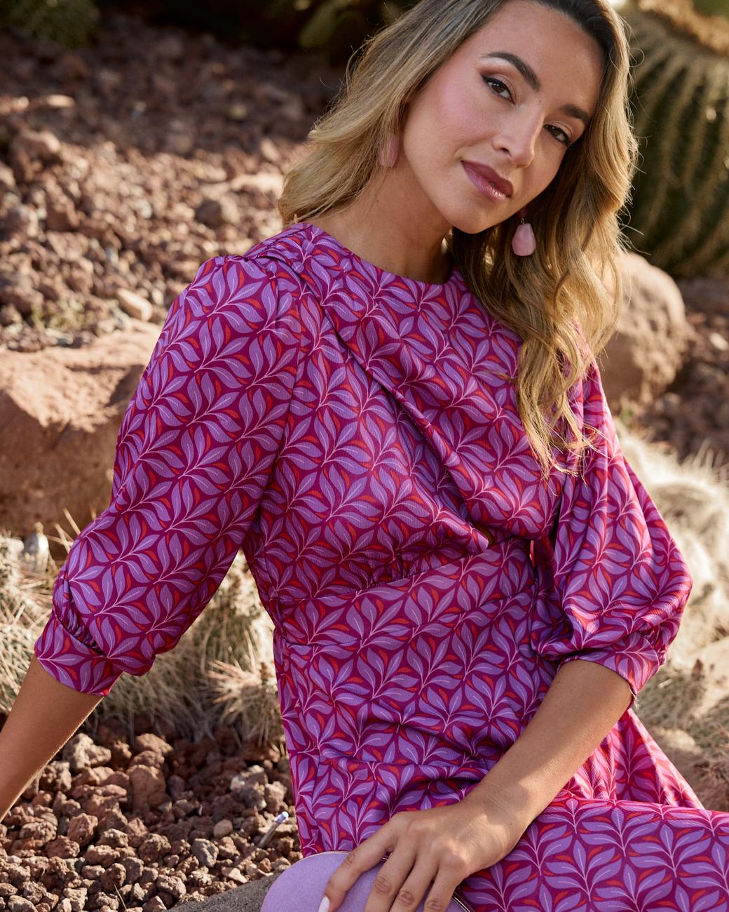 Maraba Print Dress