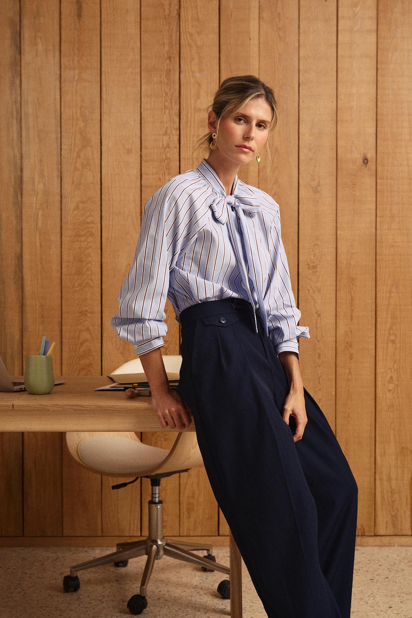 Giomar Striped Knot Shirt